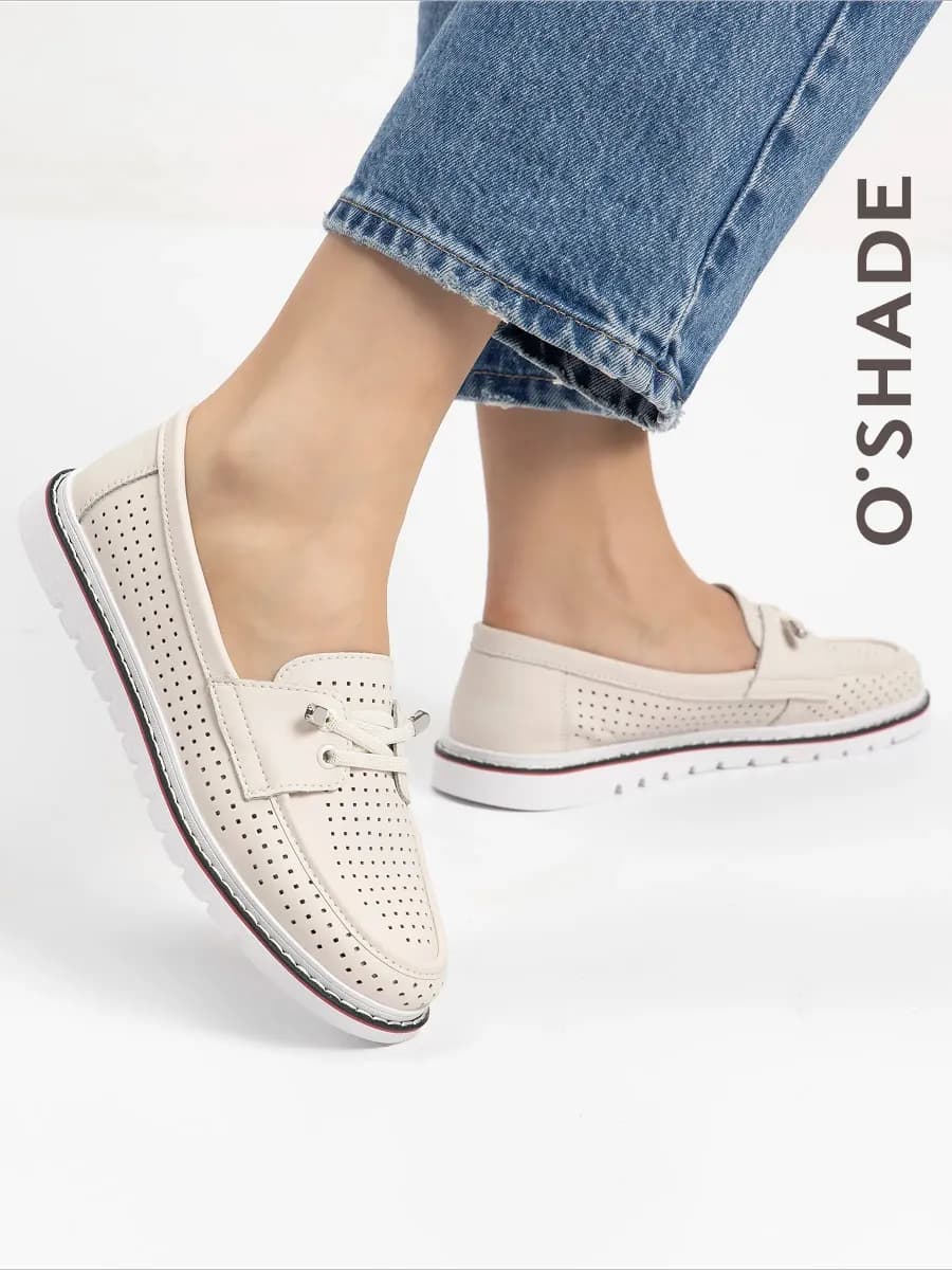 Мокасины женские летние