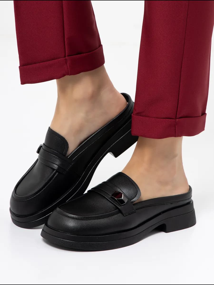 Мюли женские натуральная кожа