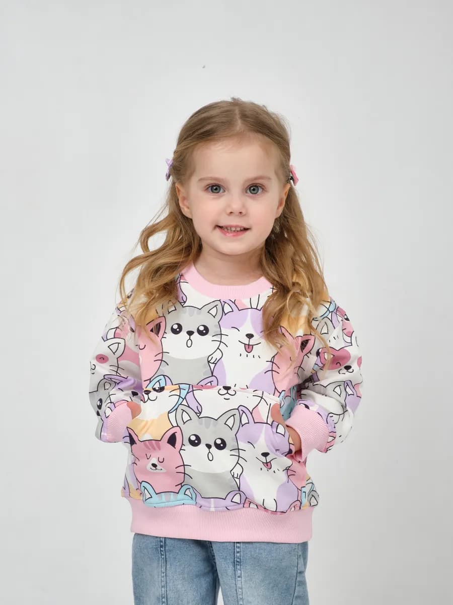Свитшот для девочки кофта в детский сад