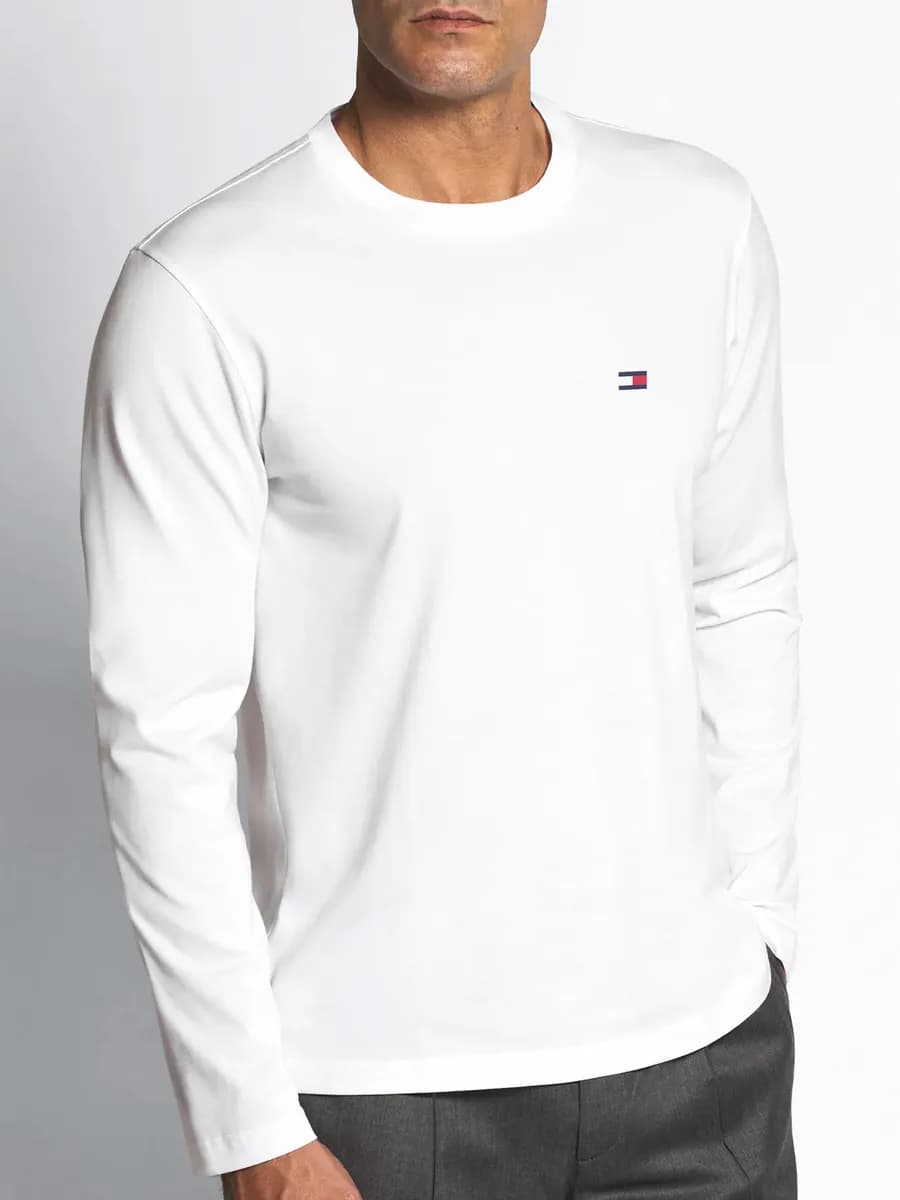 Лонгслив оверсайз с принтом плотный хлопок