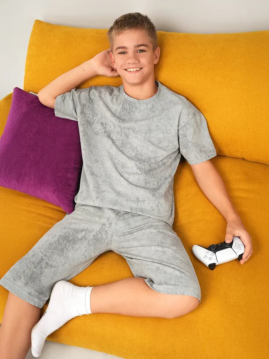 Костюм с шортами оверсайз детский домашний варенка