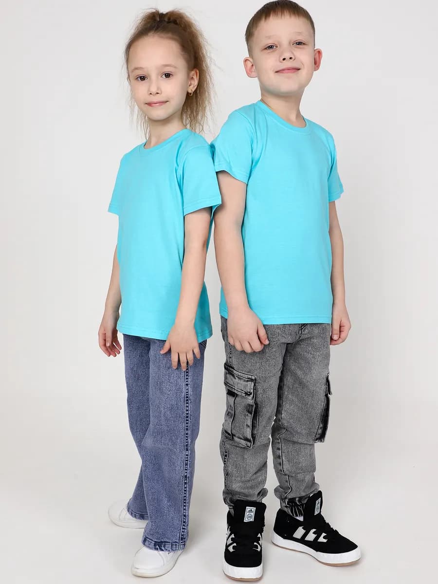 Футболка однотонная