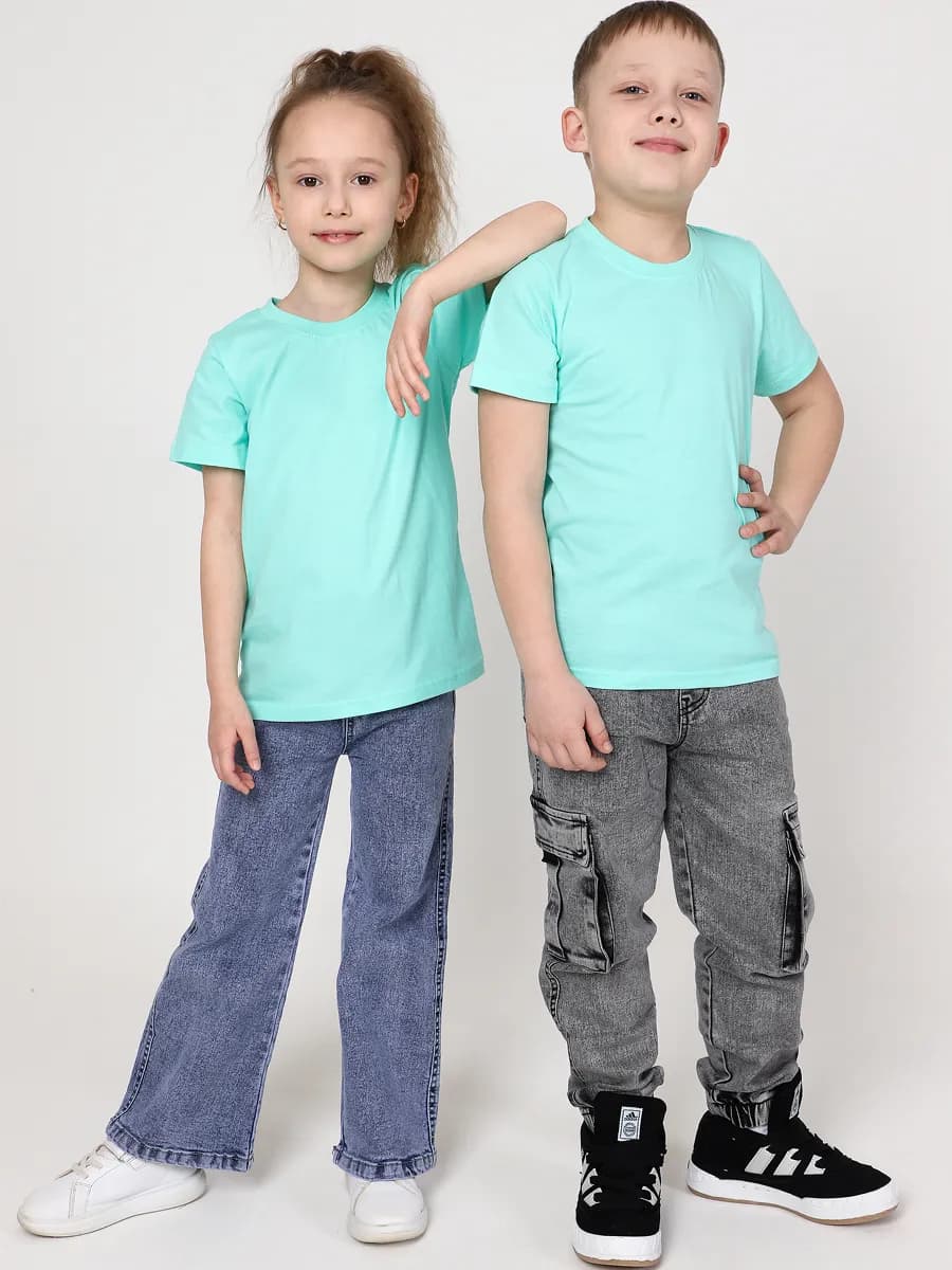 Футболка однотонная