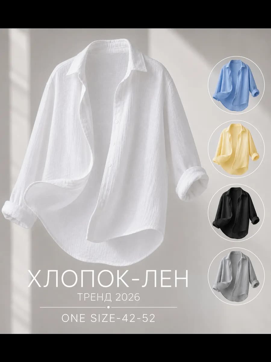 Рубашка летняя прозрачная