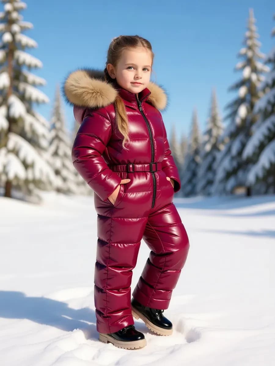 Комбинезон зимний пуховый из мембранной ткани