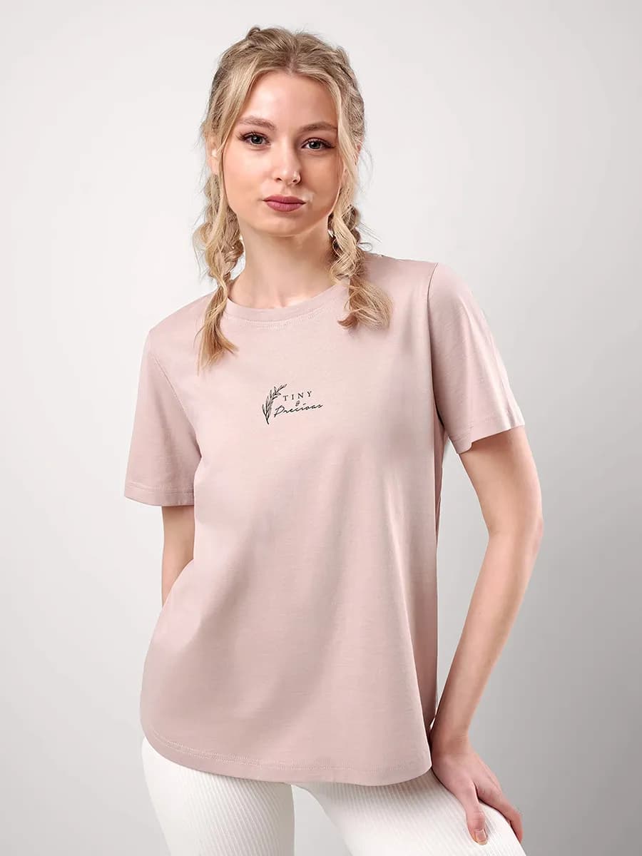 Футболка с принтом хлопок