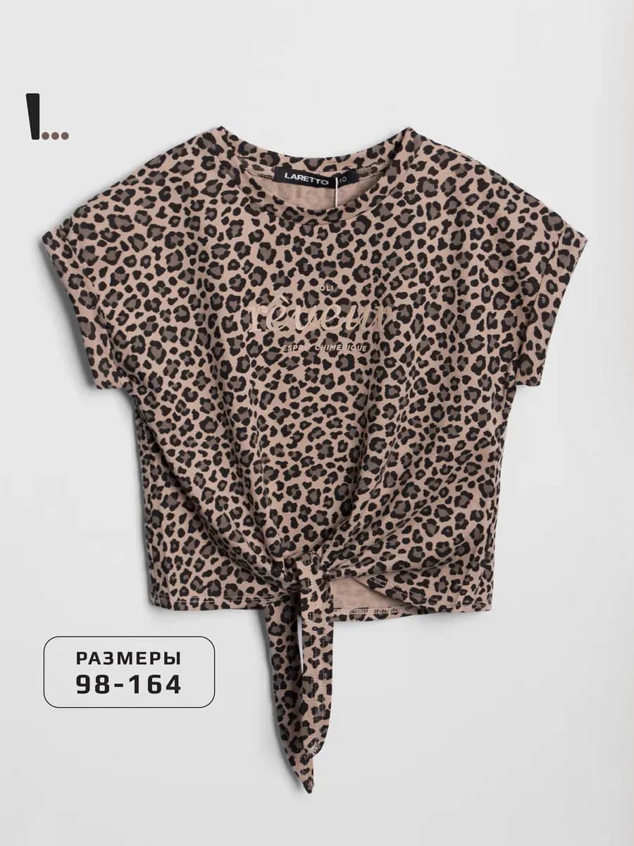 Футболка для девочки на завязках