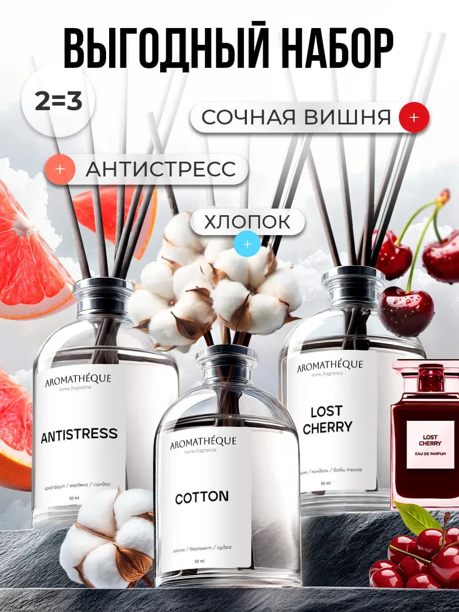 Диффузор для дома с палочками набор