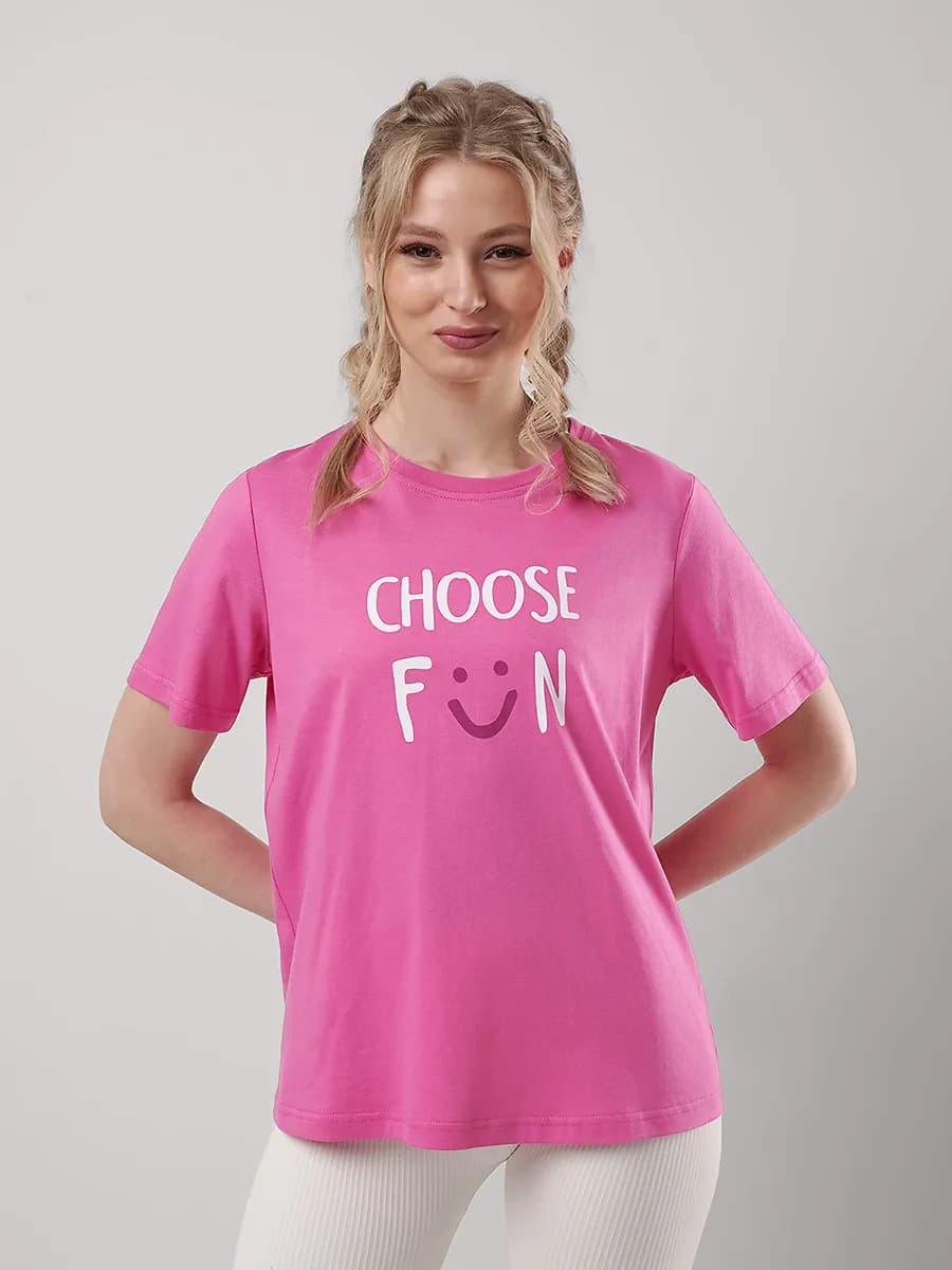 Футболка с принтом модал