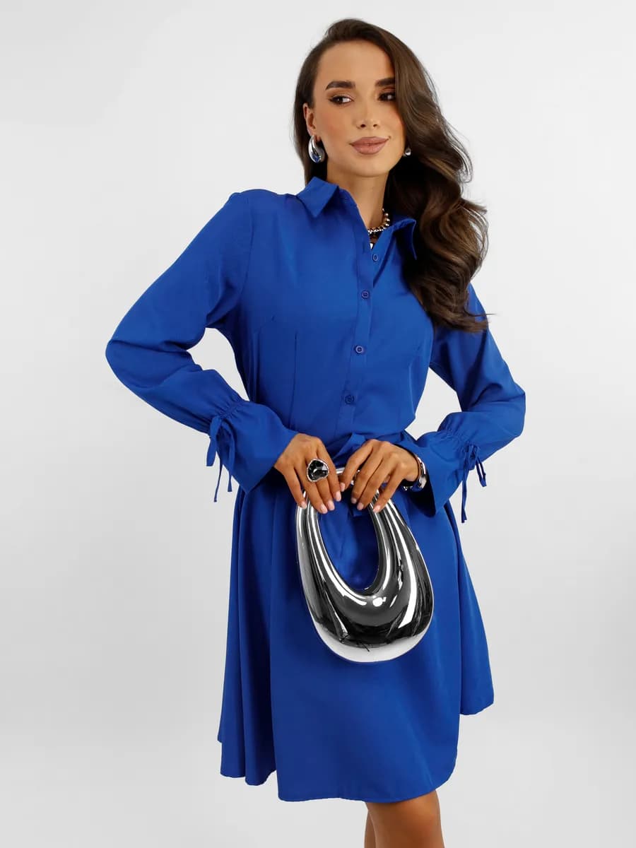 Платье праздничное офисное - фото 1