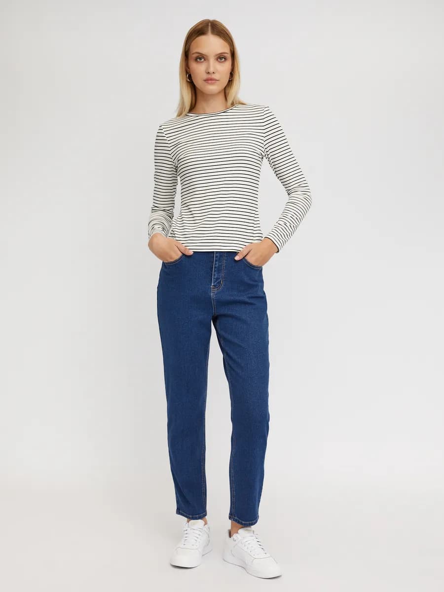 Женские высокие джинсы Mom Comfort