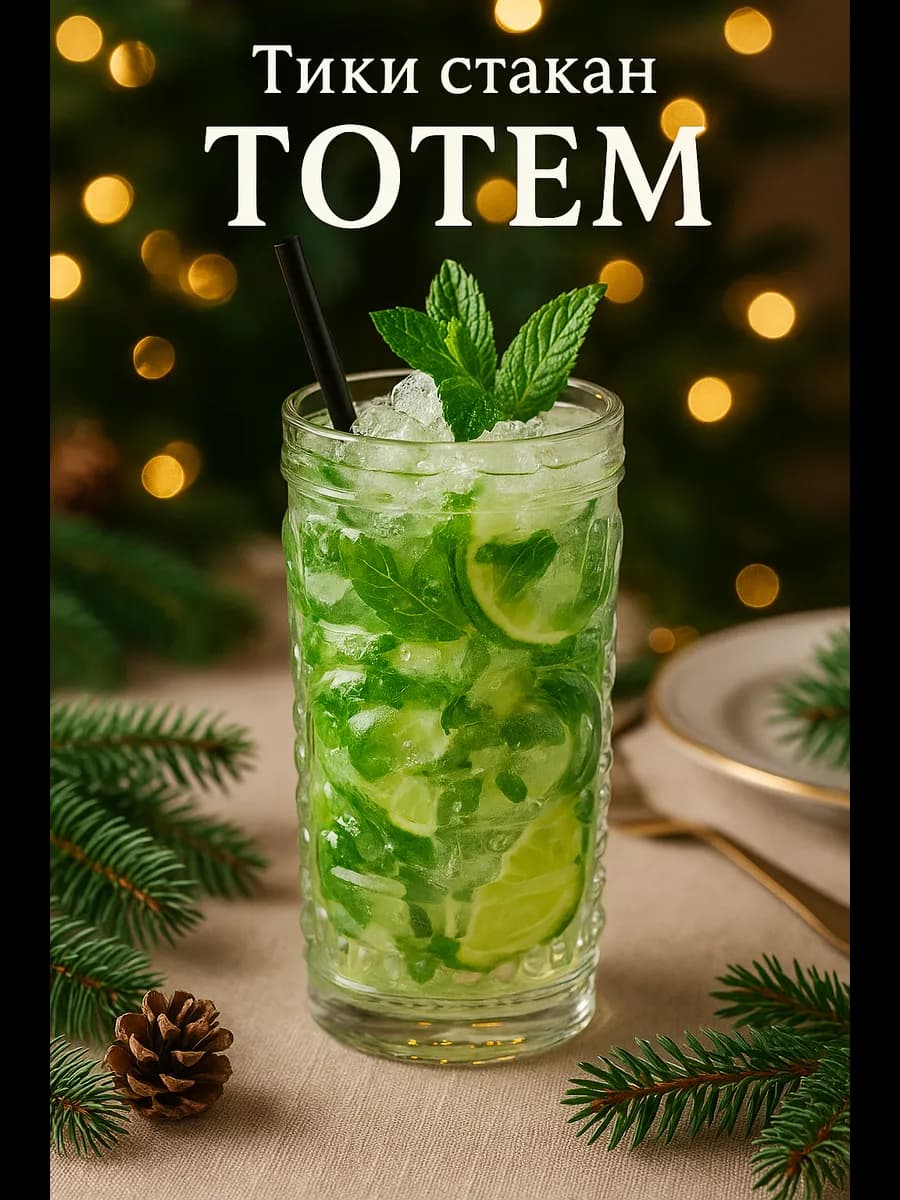 Тики стакан "Тотем" стеклянный 420 мл