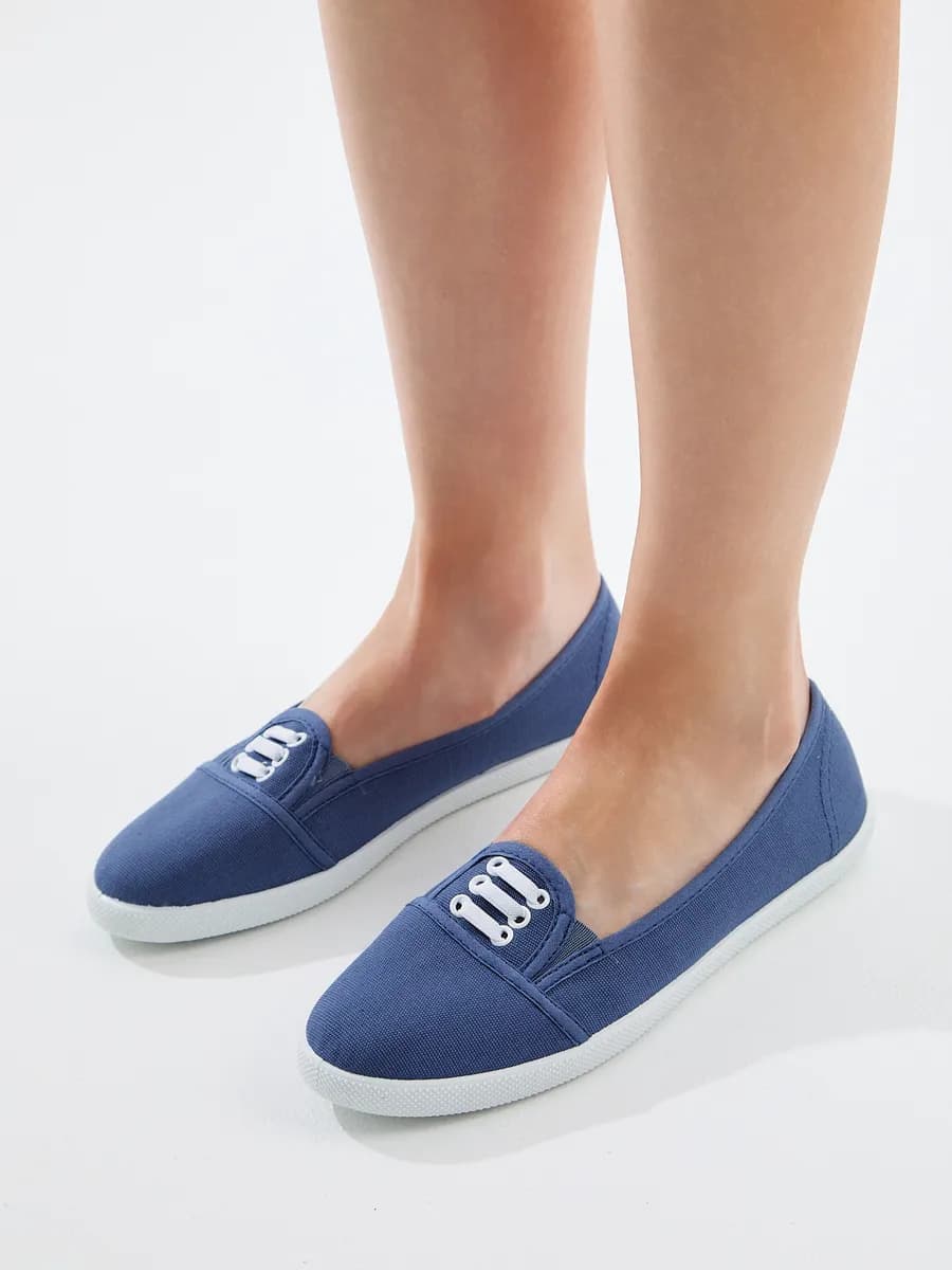 Балетки текстильные летние