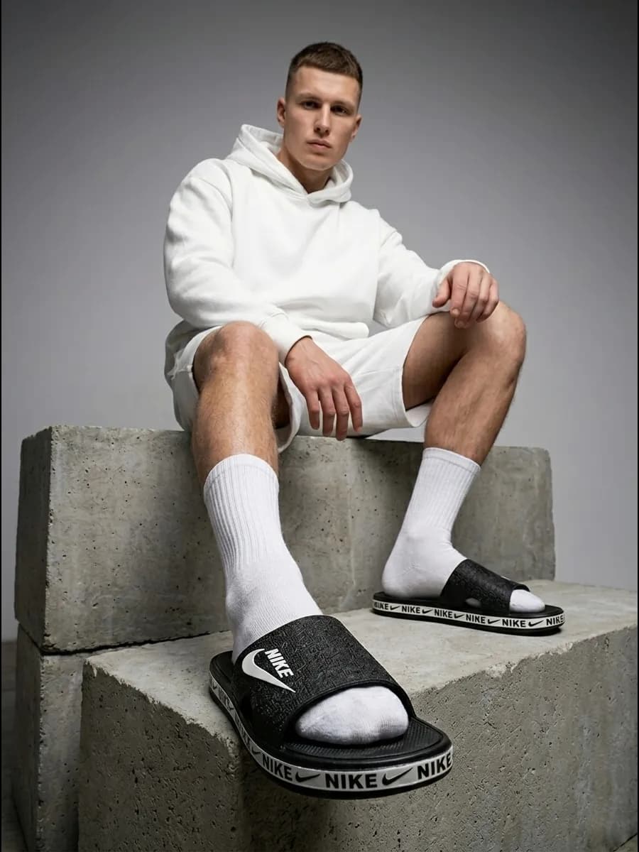 Шлепанцы летние резиновые Nike