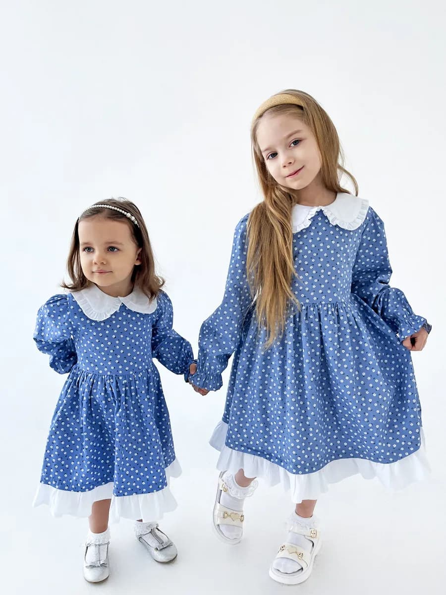 Платье нарядное с длинным рукавом