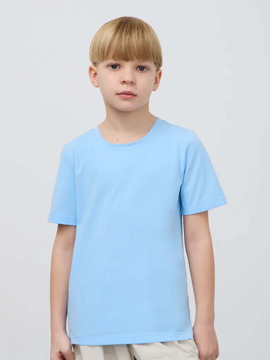 Футболка детская базовая однотонная
