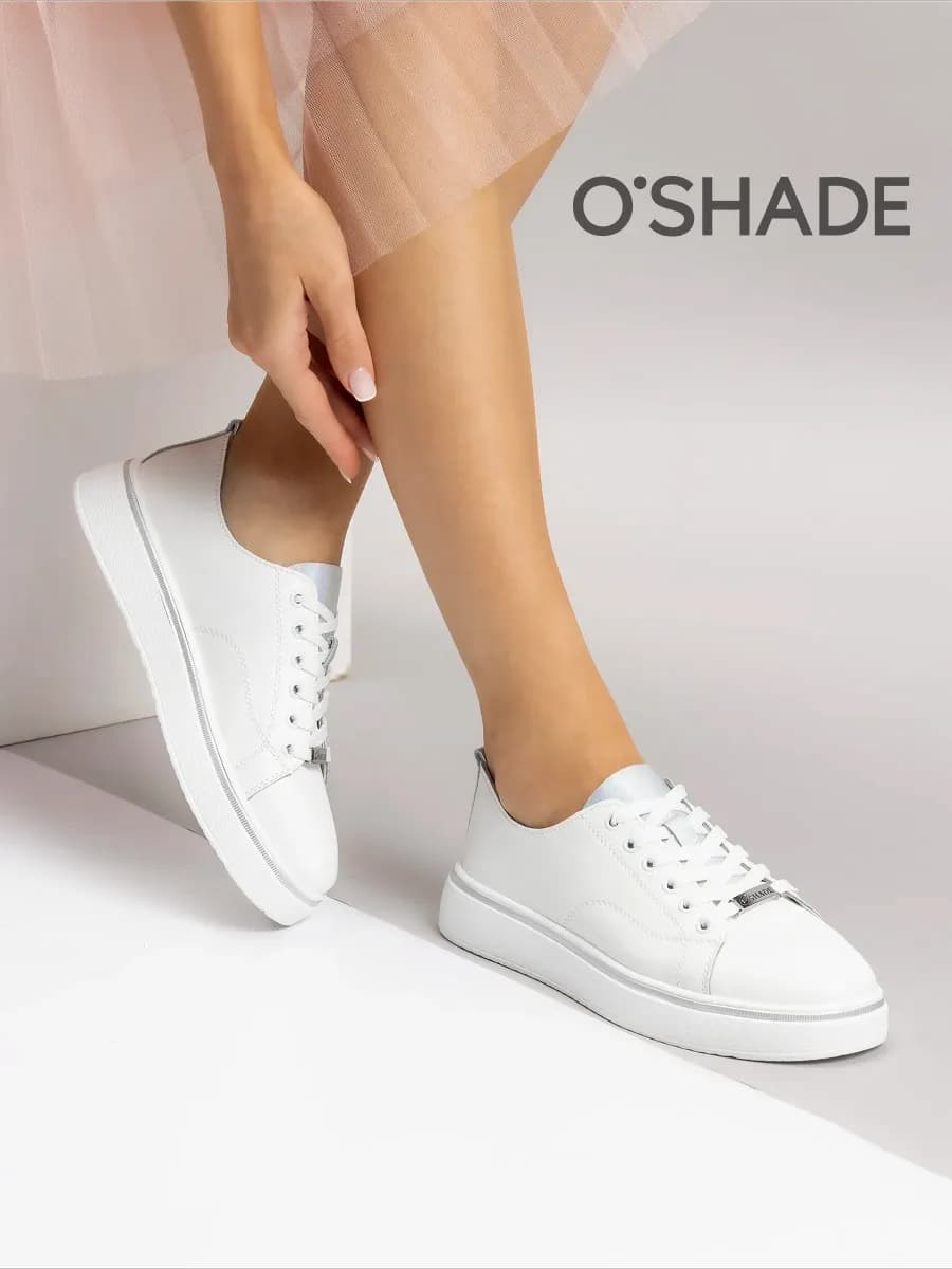 Кеды женские летние белые