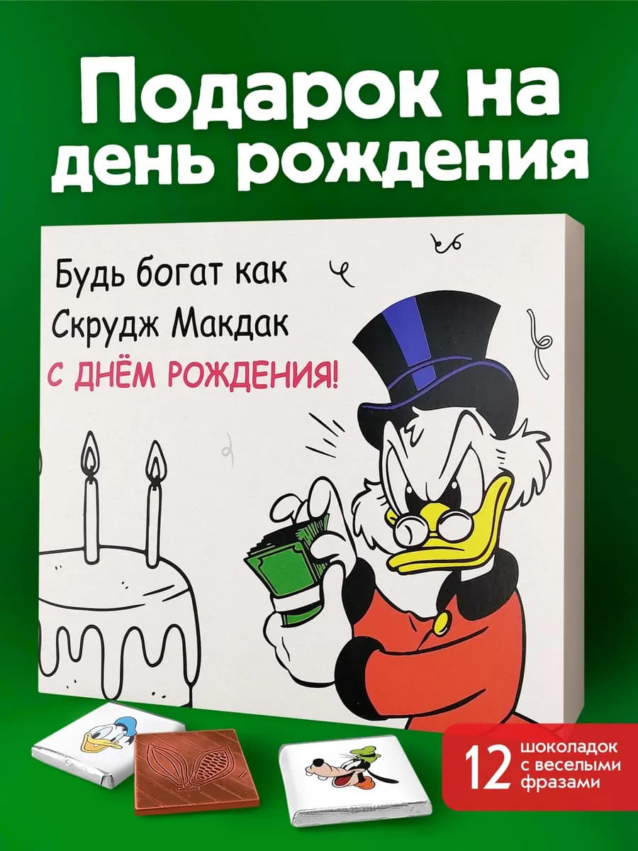 Подарок мужчине на день рождения шоколад