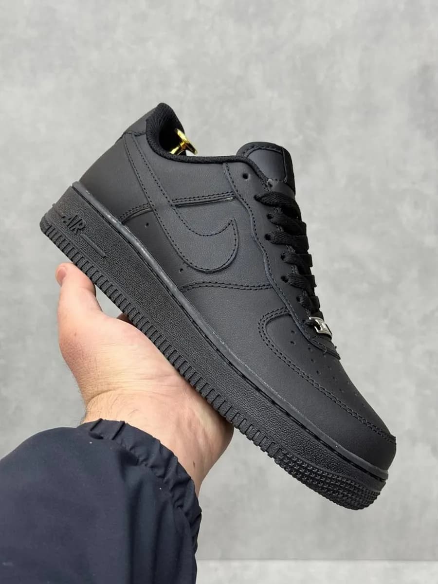 Кроссовки Air Force 1 Low Black форсы кеды