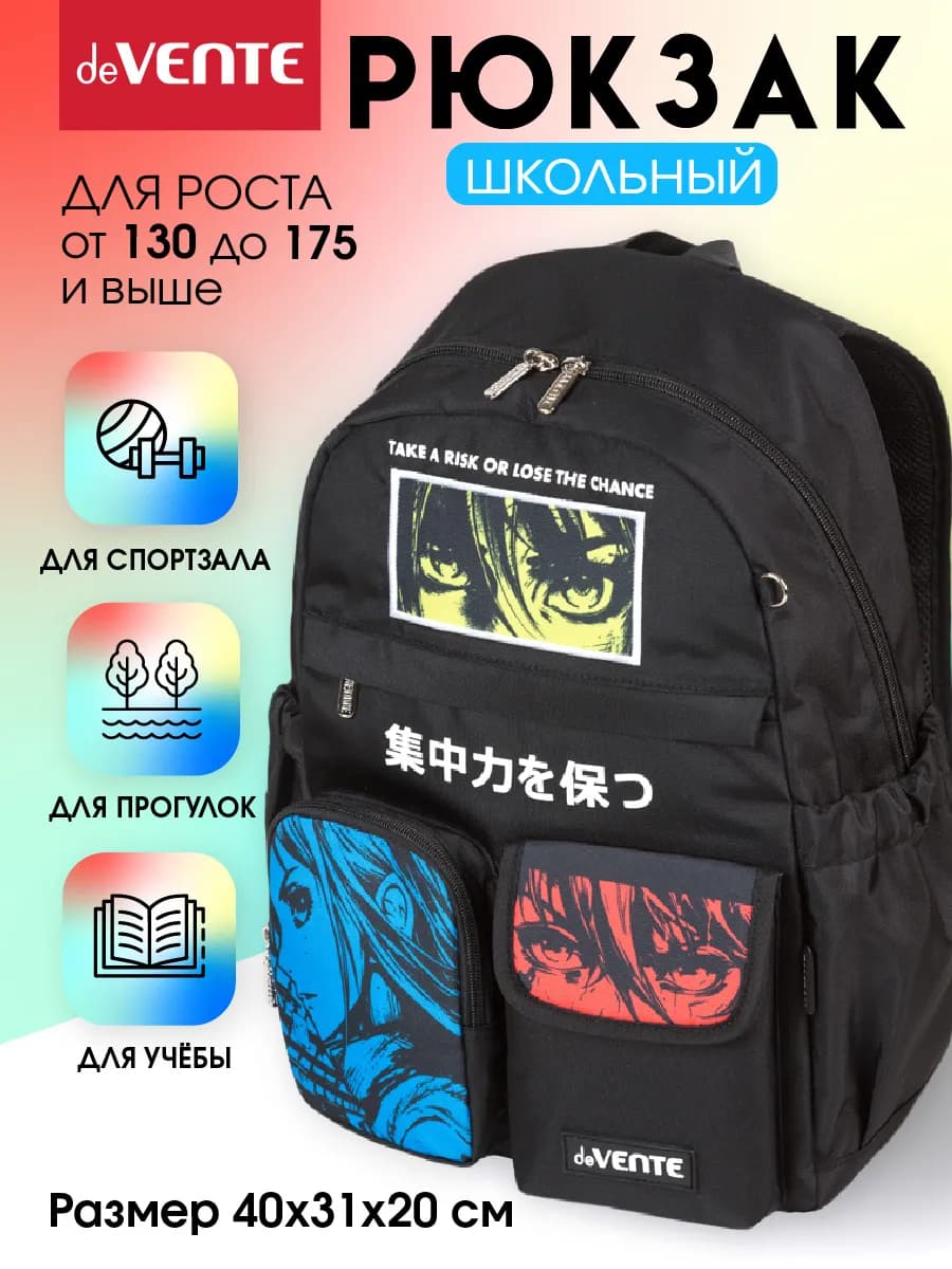 Рюкзак школьный для девочки, для подростка - фото 1