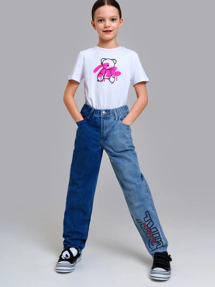 Джинсы багги для подростка