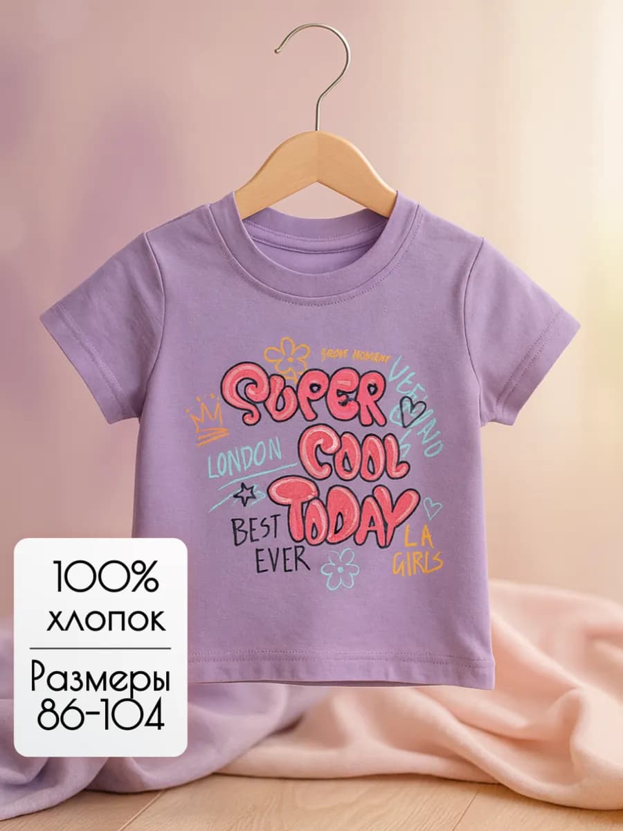 Футболка для девочки - фото 1