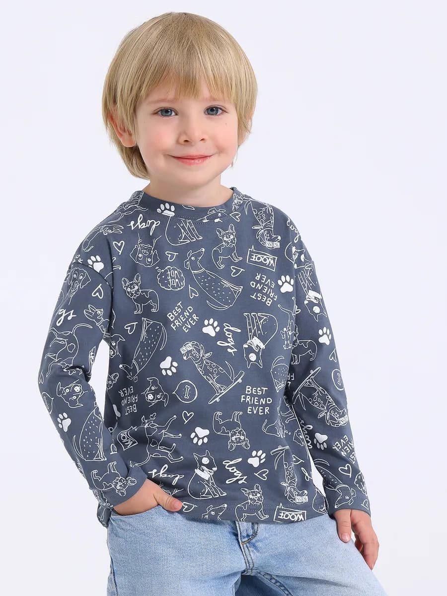 Лонгслив для мальчика в садик