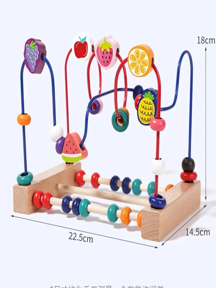 Лабиринт на колесиках деревянная