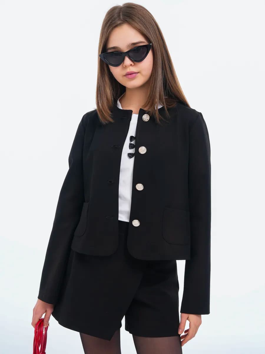 Жакет трикотажный школьный