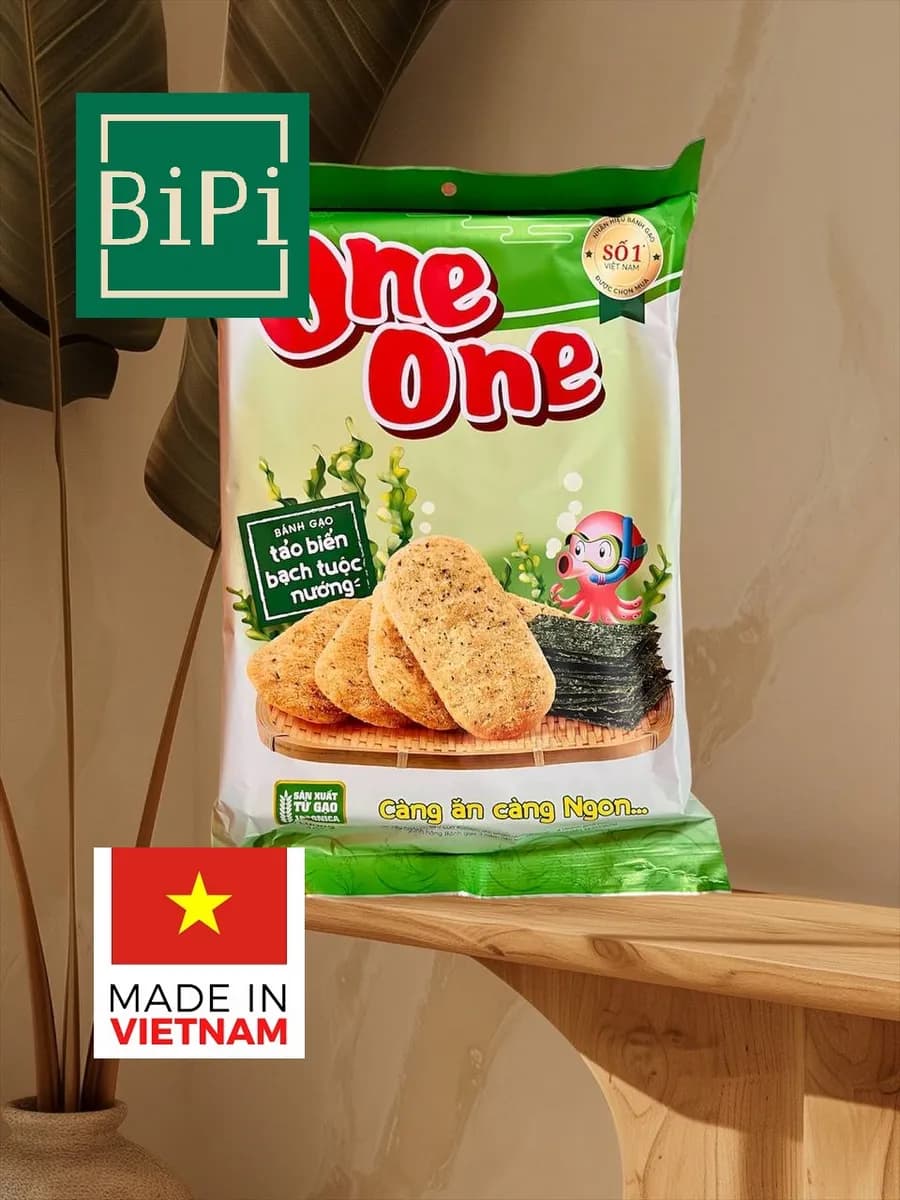 Рисовое печенье с водорослями