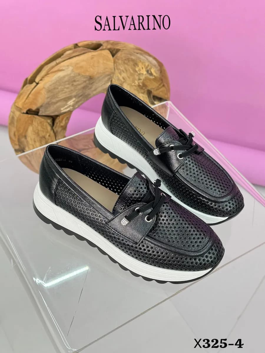 Мокасины на платформе туфли лоферы