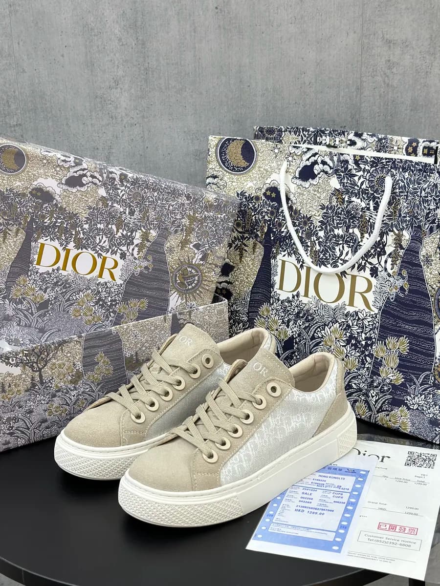 Кеды Dior натуральная замша