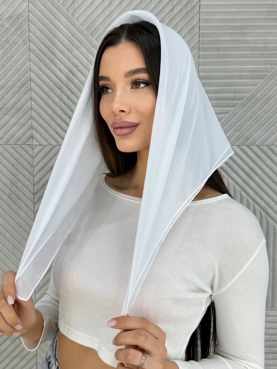 Платок на голову и шею 70*70