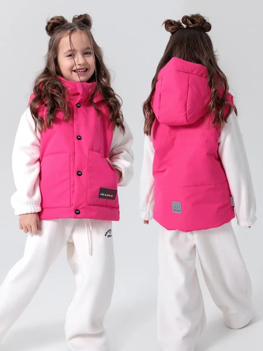 Жилетка утепленная безрукавка демисезонная