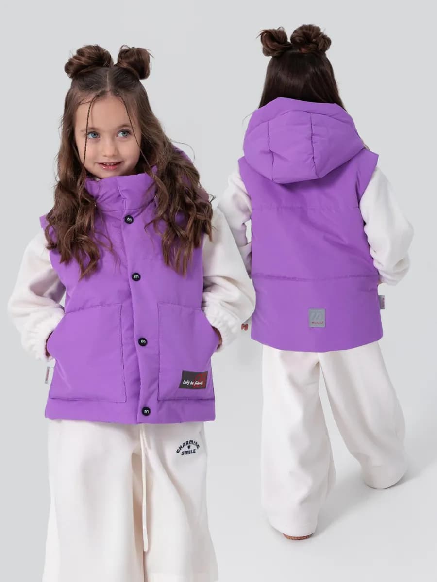 Жилетка утепленная безрукавка демисезонная