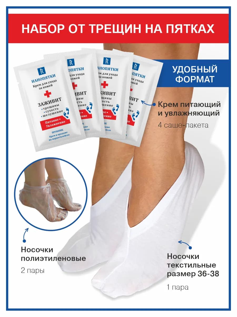 От трещин на пятках за 2 дня