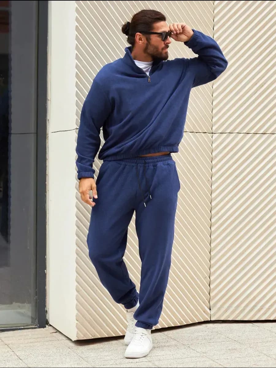 Костюм спортивный флисовый теплый - фото 1