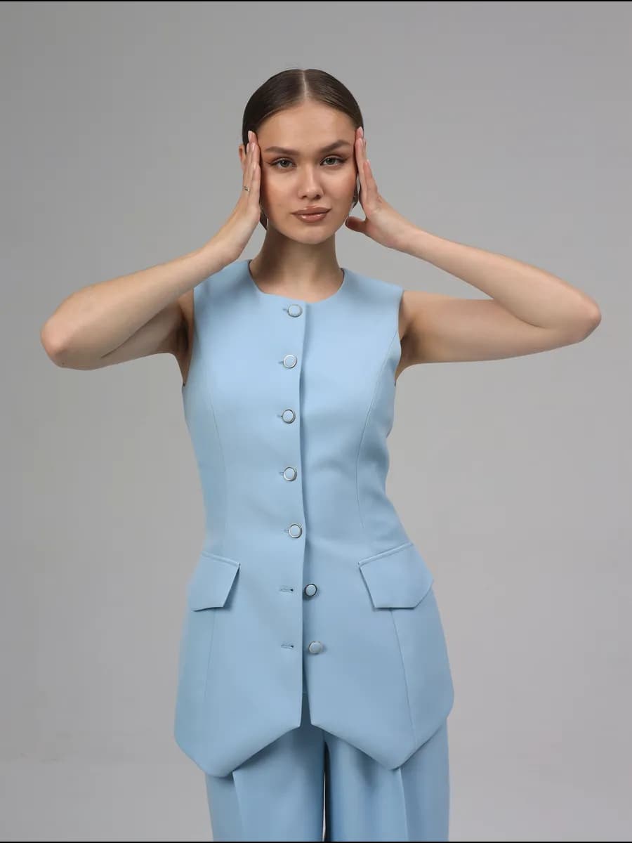 Костюм брючный офисный деловой классический