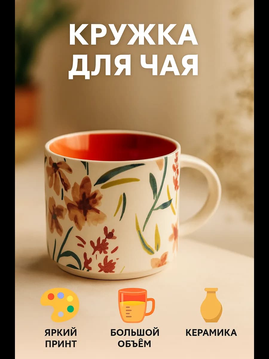 Кружка для чая и кофе