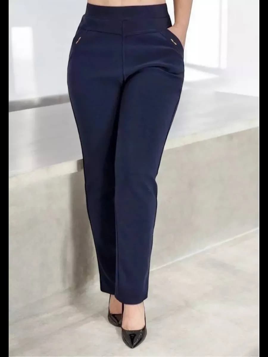 Классические Женские брюки без утеплителя с высокой талией