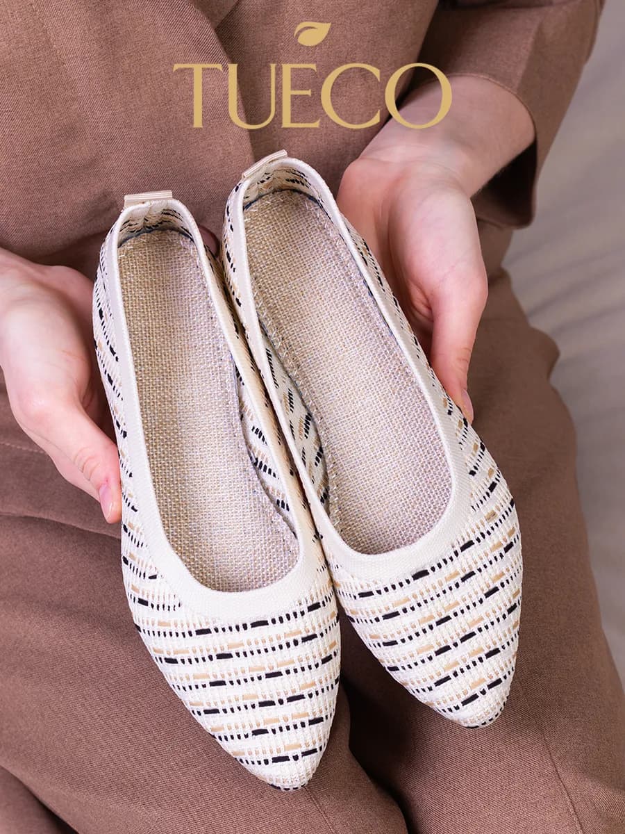 Эко балетки из натуральных материалов