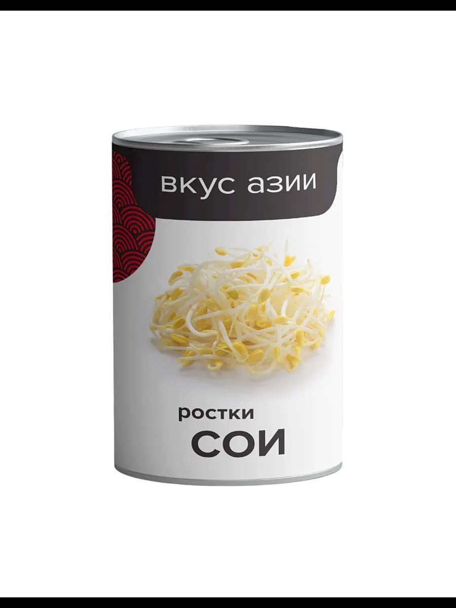 Соя ростки консервированные Вкус Азии, 400 г