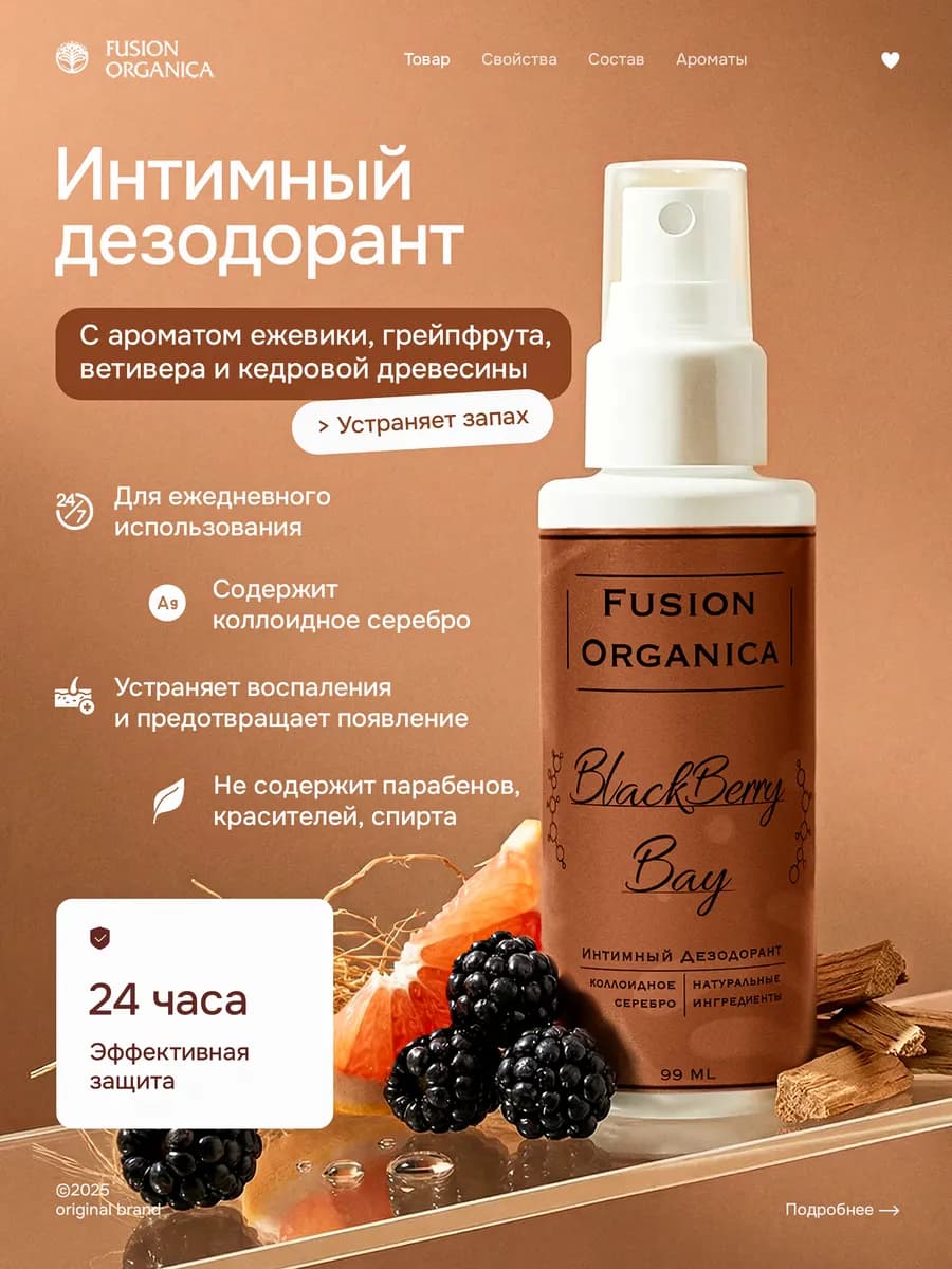 Дезодорант спрей для интимной гигиены