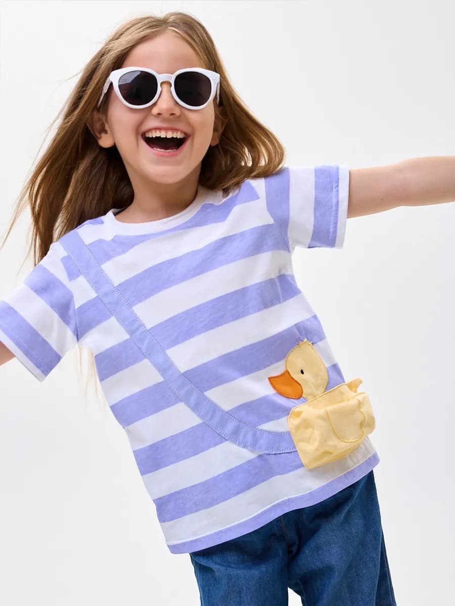 Нарядная футболка в садик для девочки