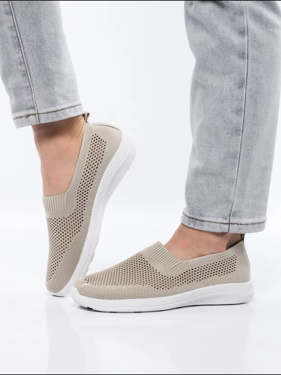 Слипоны летние текстильные