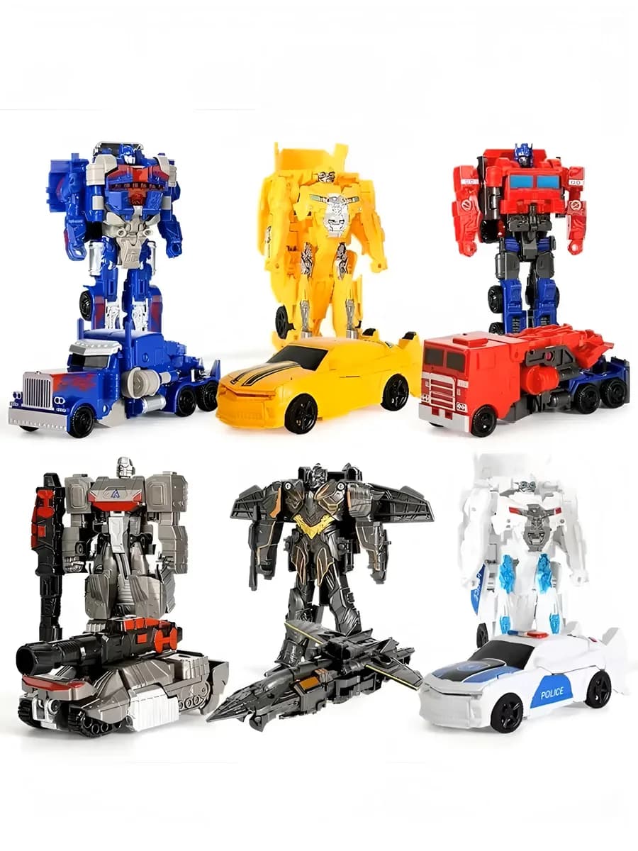 Набор трансформеров 6 в 1 подарок под елку