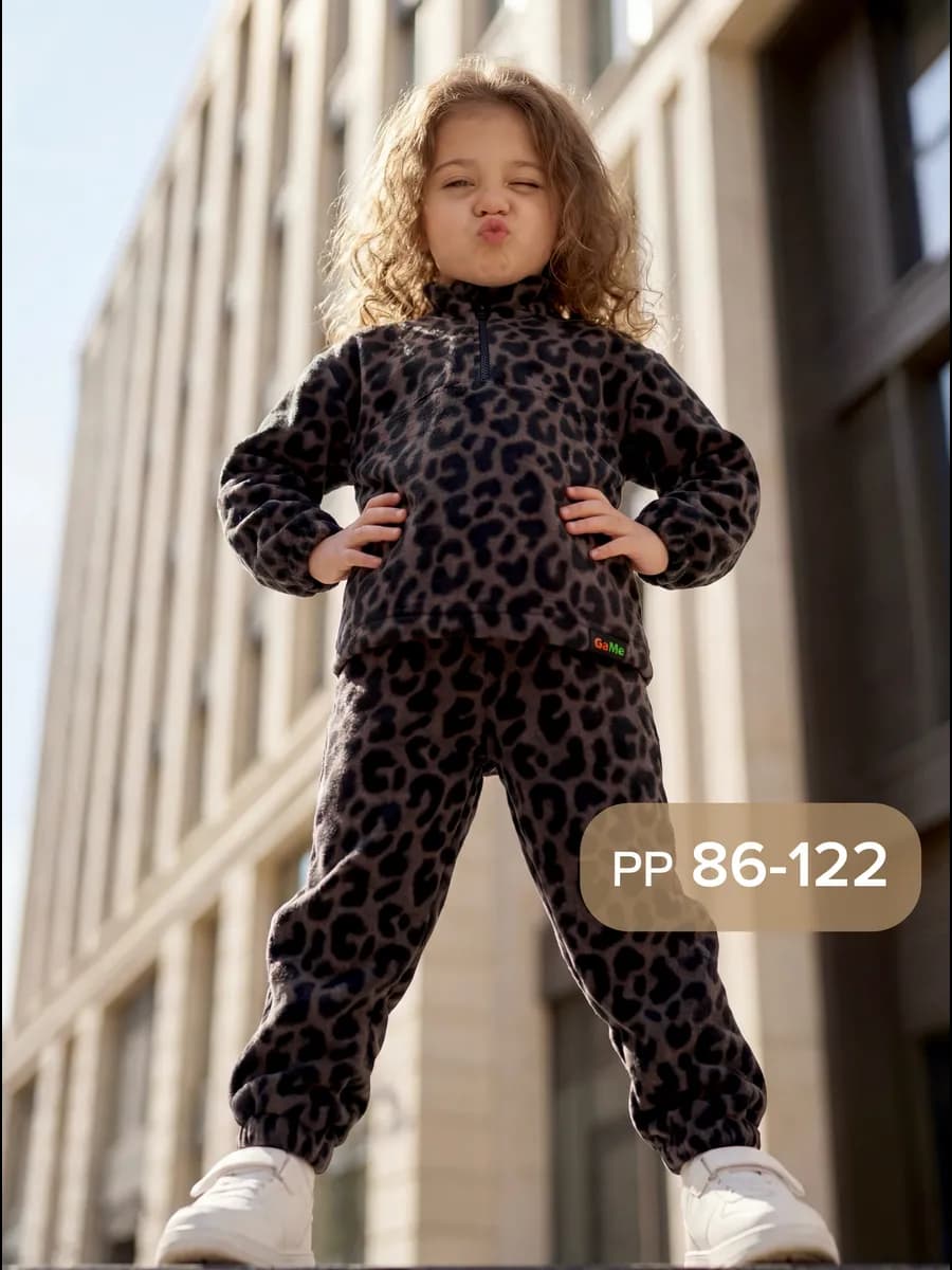 Костюм детский утепленный флисовый - фото 1