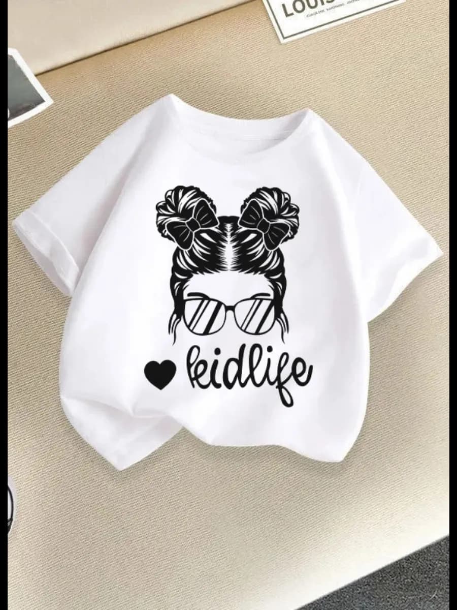 Футболка для девочки с принтом