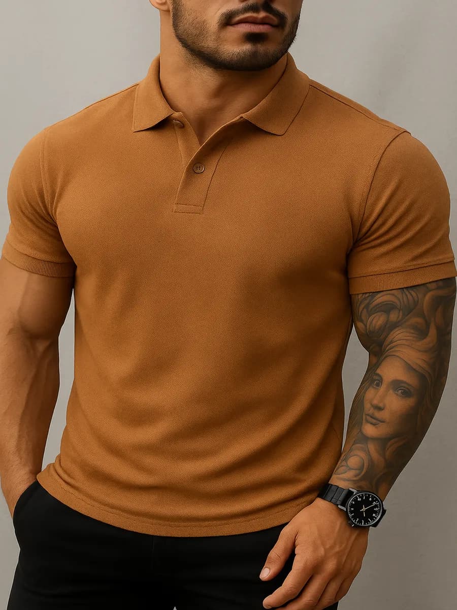 Футболка поло хлопок