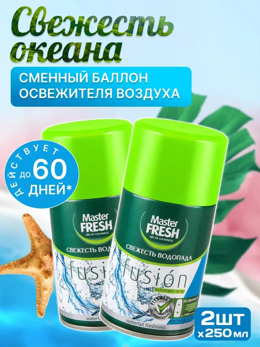 Сменный баллон к AirWick Свежесть водопада 250 мл 2 шт